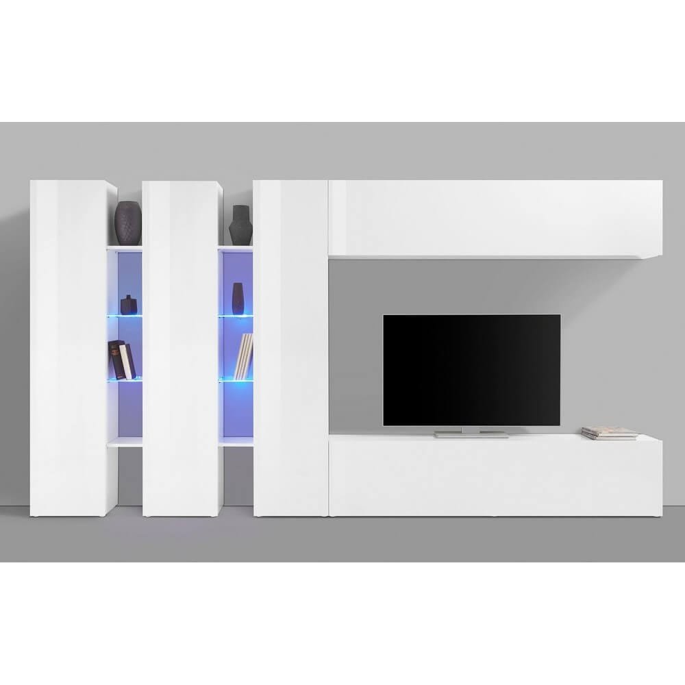 Parete Attrezzata Moderna per Soggiorno 340x30x180cm – ECHO