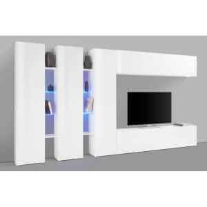 Parete Attrezzata Moderna per Soggiorno 340x30x180cm – ECHO