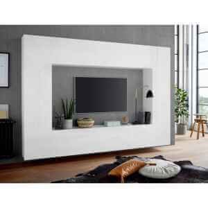 Parete Attrezzata Moderna per Soggiorno 260x30x180cm – ECHO