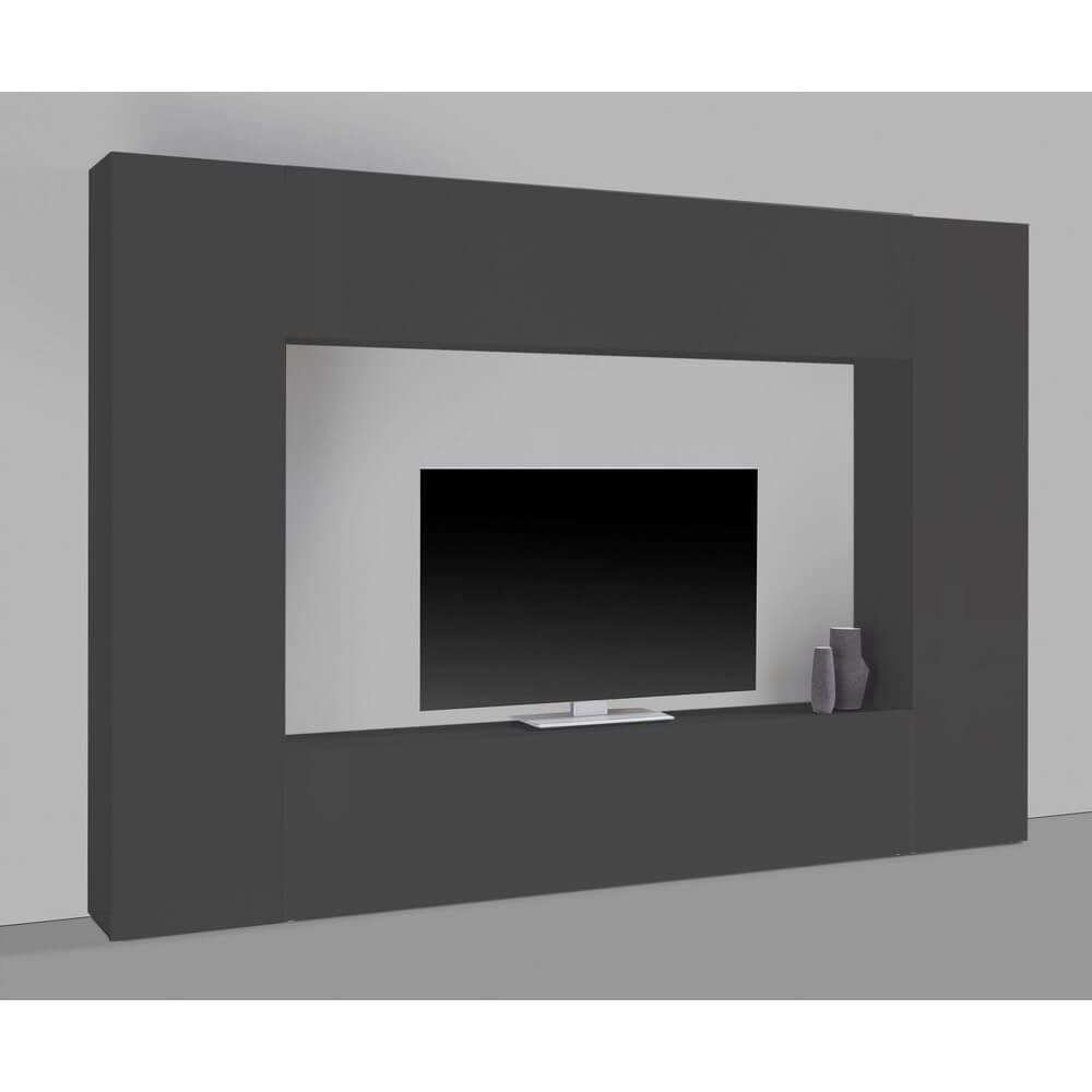 Parete Attrezzata Moderna per Soggiorno 260x30x180cm – ECHO