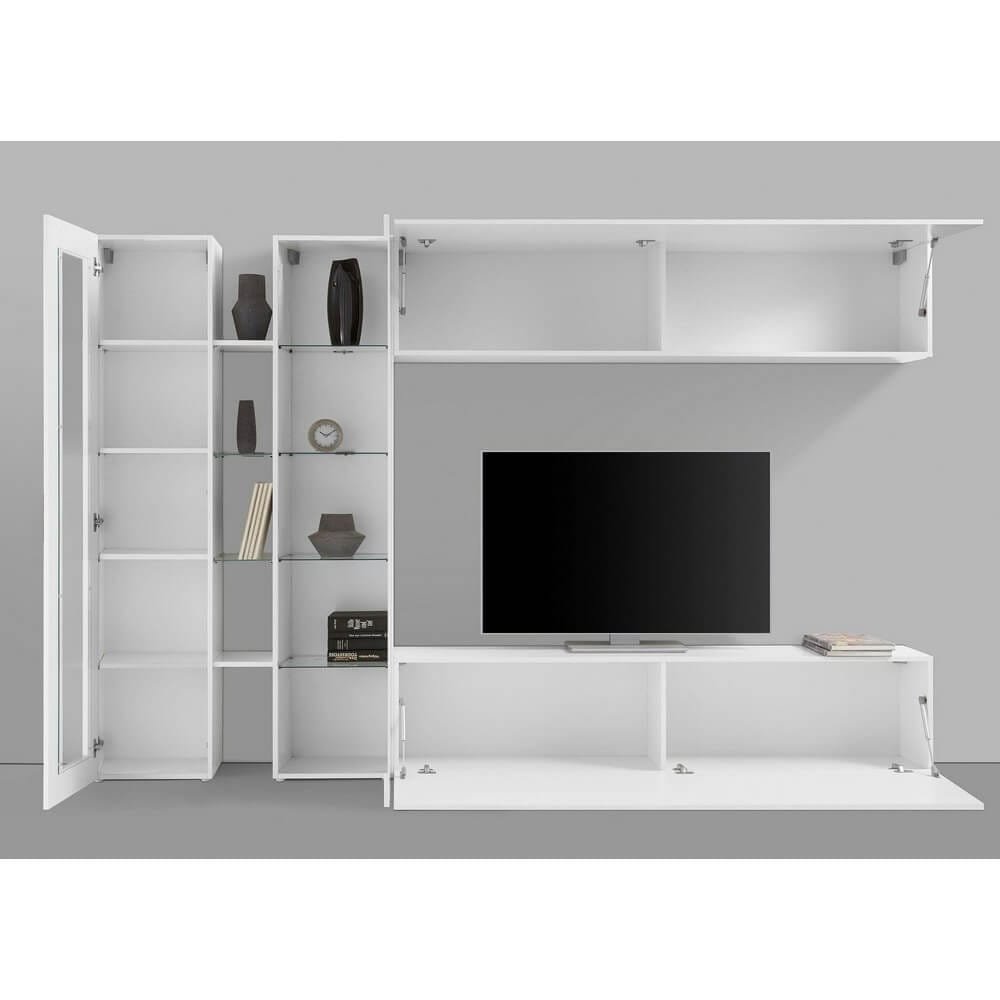 Parete Attrezzata Moderna per Soggiorno 280x30x180cm – ECHO