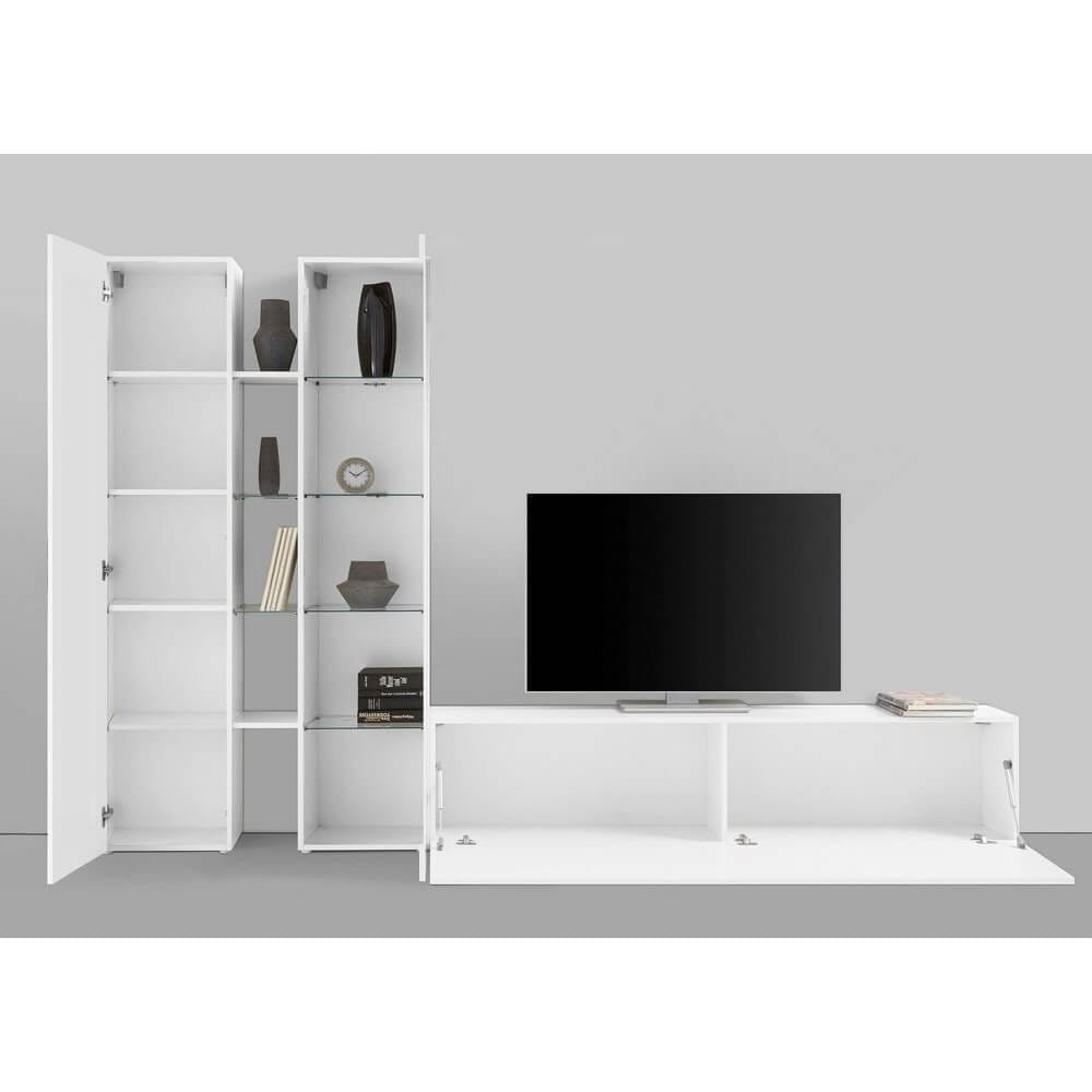 Parete Attrezzata Moderna per Soggiorno 280x30x180cm – ECHO