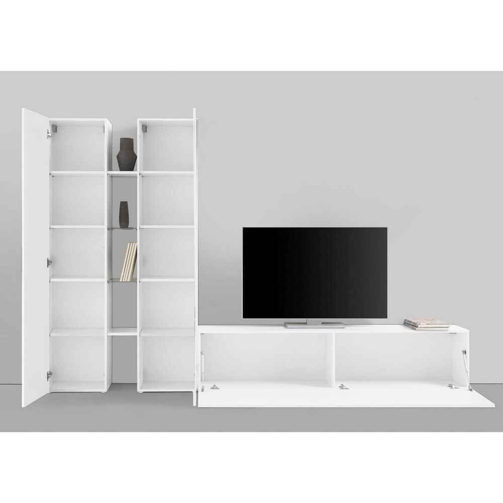 Parete Attrezzata Moderna per Soggiorno 280x30x180cm – ECHO