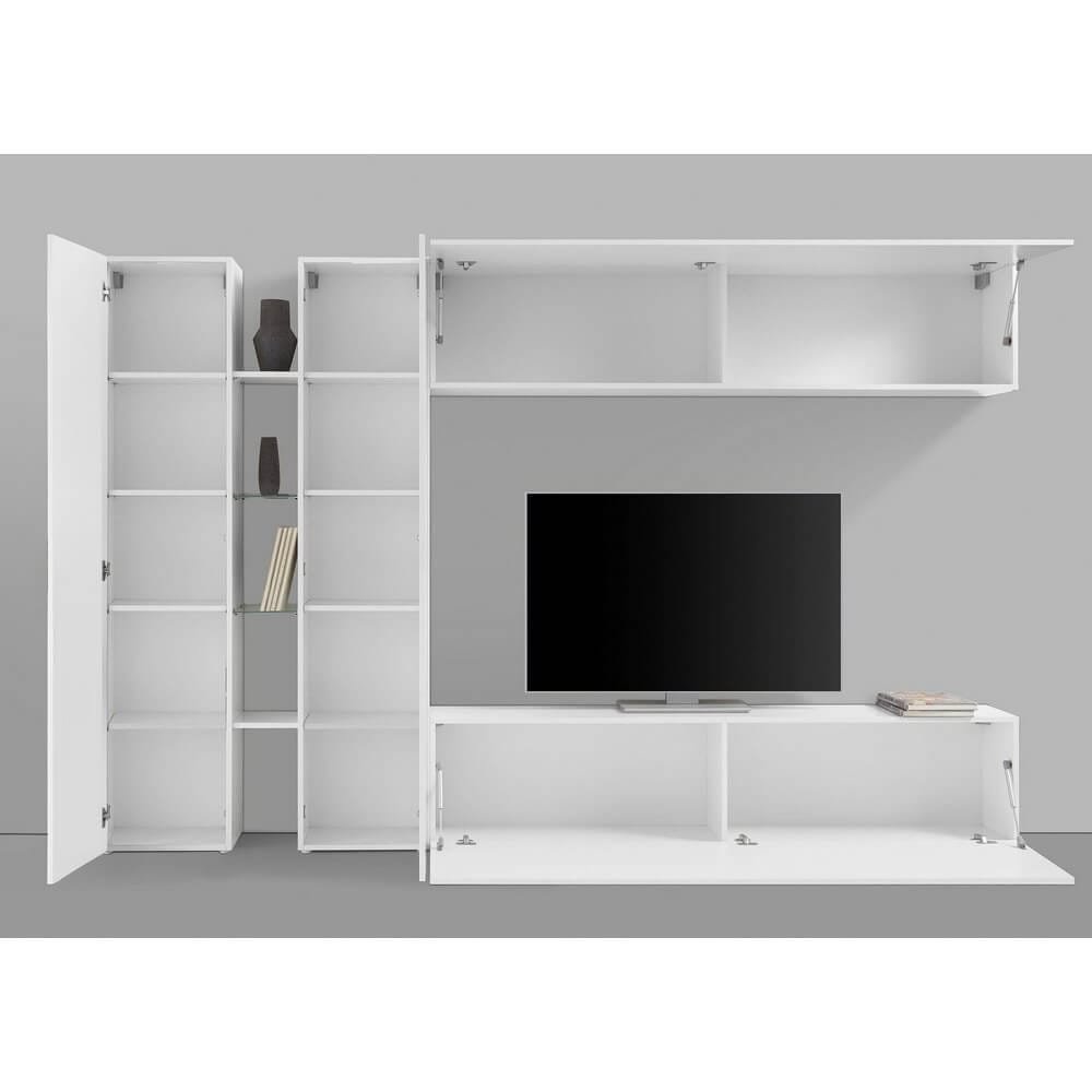 Parete Attrezzata Moderna per Soggiorno 280x30x180cm – ECHO