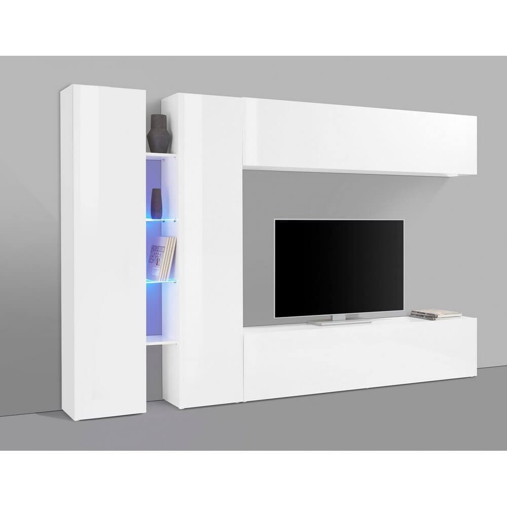 Parete Attrezzata Moderna per Soggiorno 280x30x180cm – ECHO