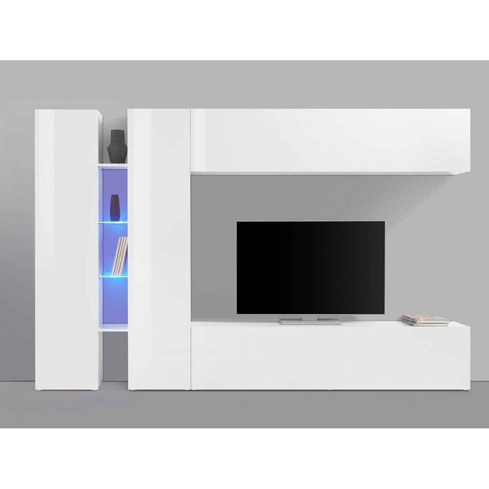 Parete Attrezzata Moderna per Soggiorno 280x30x180cm – ECHO