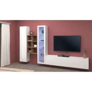 Parete Attrezzata Moderna per Soggiorno 320x30x180cm – ECHO