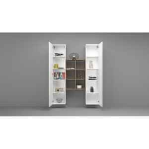 21418801_MARUSKA_APE Parete Attrezzata Moderna per Soggiorno 140x30x180cm – ECHO