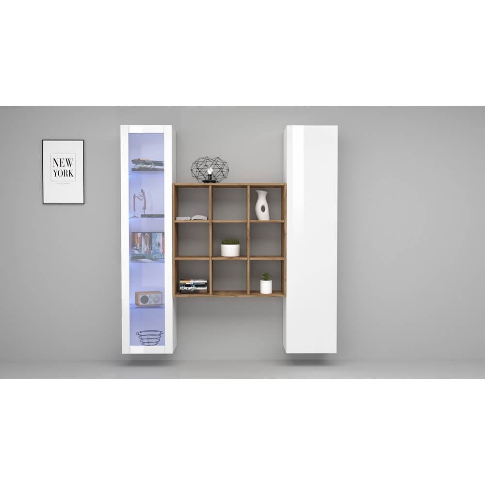 Parete Attrezzata Moderna per Soggiorno 170x30x180cm – ECHO