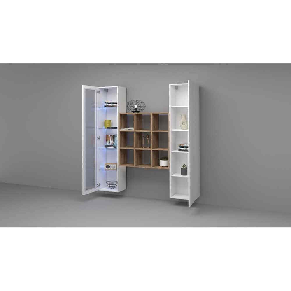 Parete Attrezzata Moderna per Soggiorno 170x30x180cm – ECHO