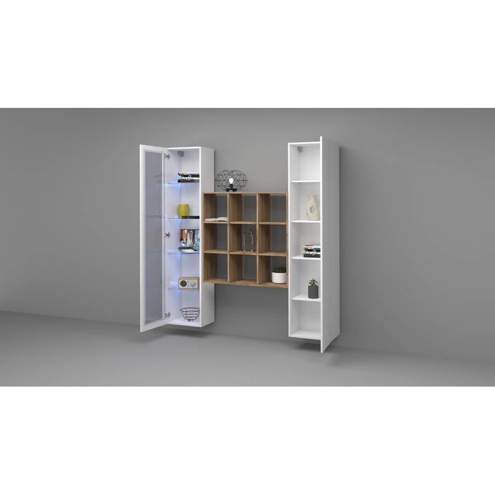 Parete Attrezzata Moderna per Soggiorno 170x30x180cm – ECHO