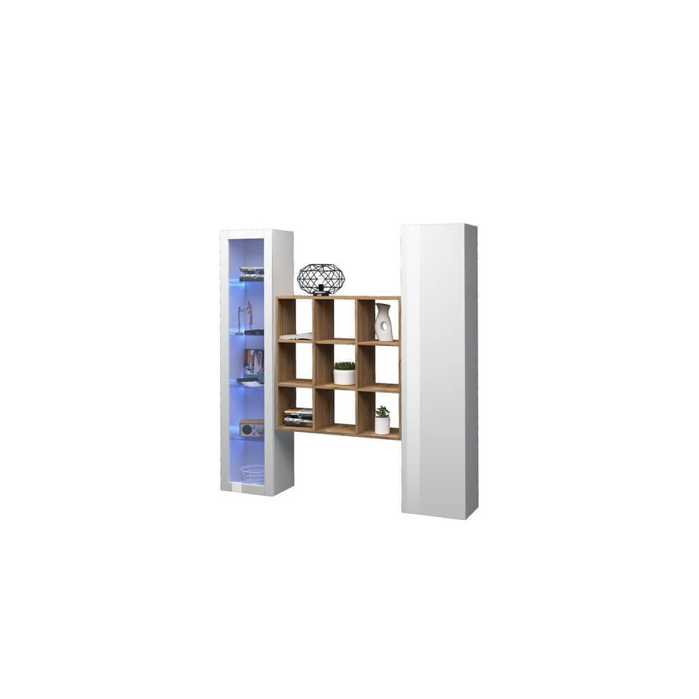 Parete Attrezzata Moderna per Soggiorno 170x30x180cm – ECHO