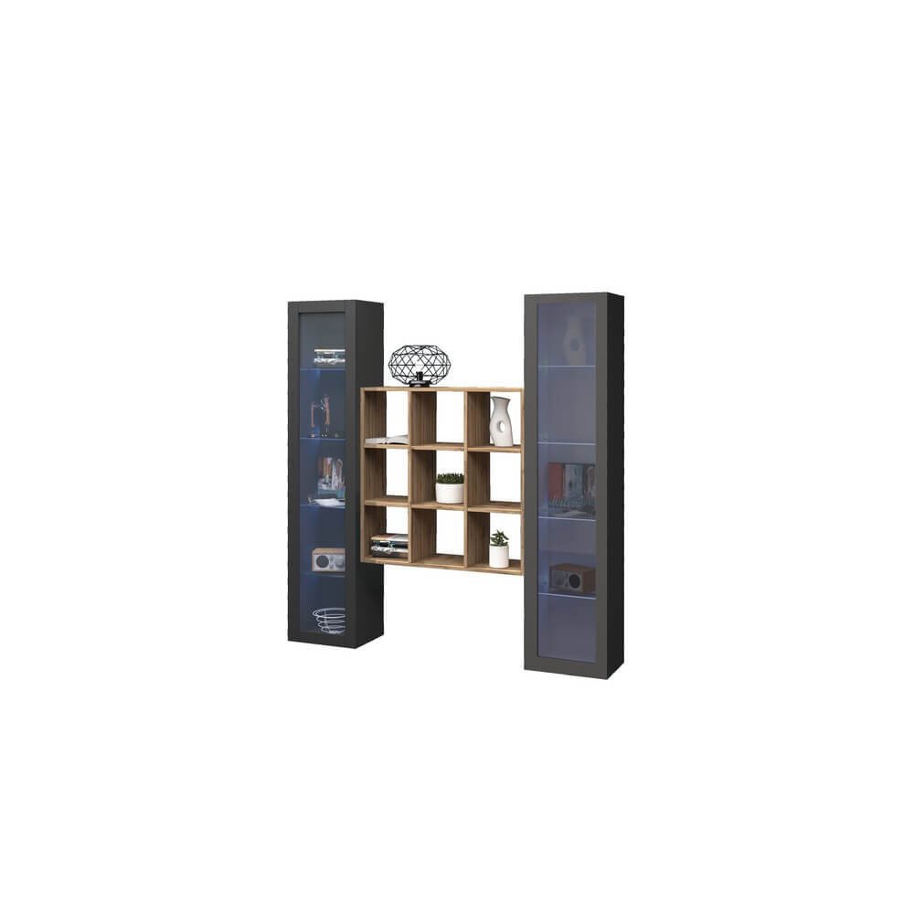 Parete Attrezzata Moderna per Soggiorno 170x30x180cm – ECHO