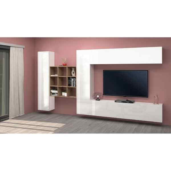 Parete Attrezzata Moderna per Soggiorno 350x30x180cm – ECHO