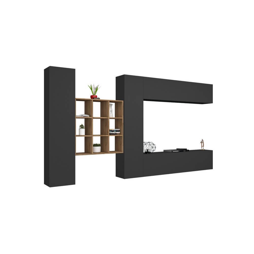 Parete Attrezzata Moderna per Soggiorno 350x30x180cm – ECHO