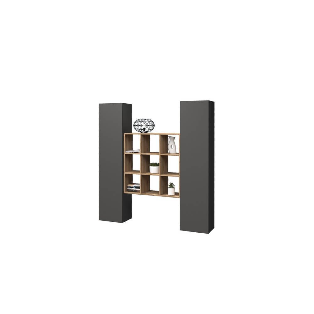 Parete Attrezzata Moderna per Soggiorno 170x30x180cm – ECHO