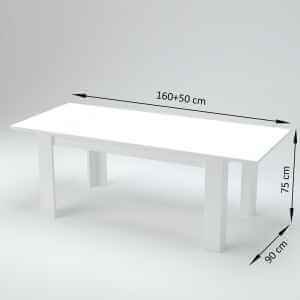 Tavolo Da Pranzo Allungabile Moderno 160/210x90x75cm – LYRA