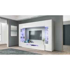 Parete Attrezzata Moderna per Soggiorno 290X40X191,2cm – QUANTUM