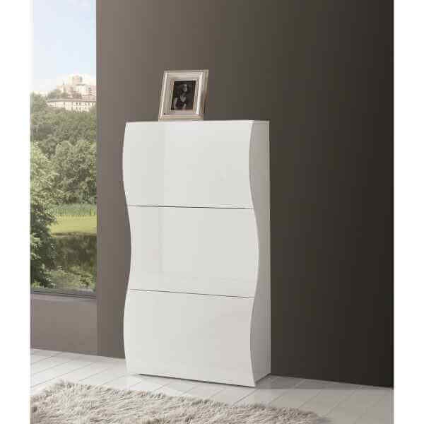 Scarpiera Moderna 3 Ante 71×26,6×121,4cm – APOLLO