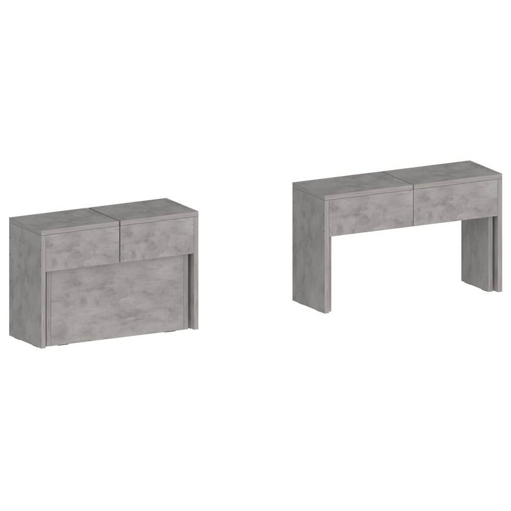 Set di 2 Panche Allungabili per consolle e Tavolo da pranzo 290/66X25X45cm – ORION