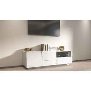 Mobile porta tv un cassetto e 2 ante 150x44x46cm – INFINITY