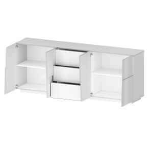 Madia 4 ante 3 cassetti moderna 220x44x86cm – INFINITY