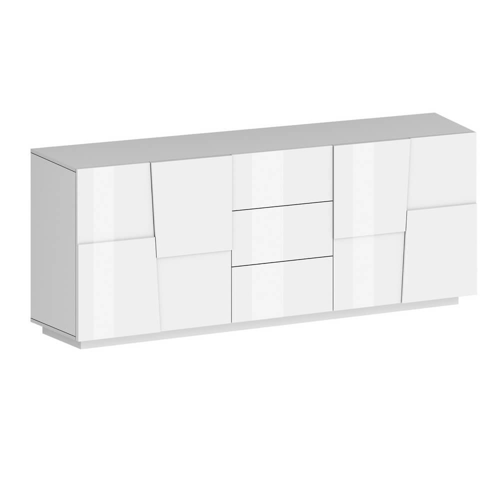 Madia 4 ante 3 cassetti moderna 220x44x86cm – INFINITY