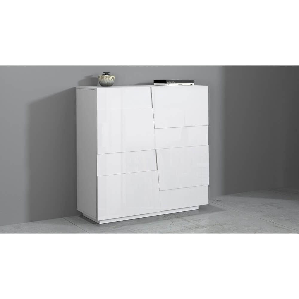 Credenza 2 ante moderna 120x44x126cm – INFINITY