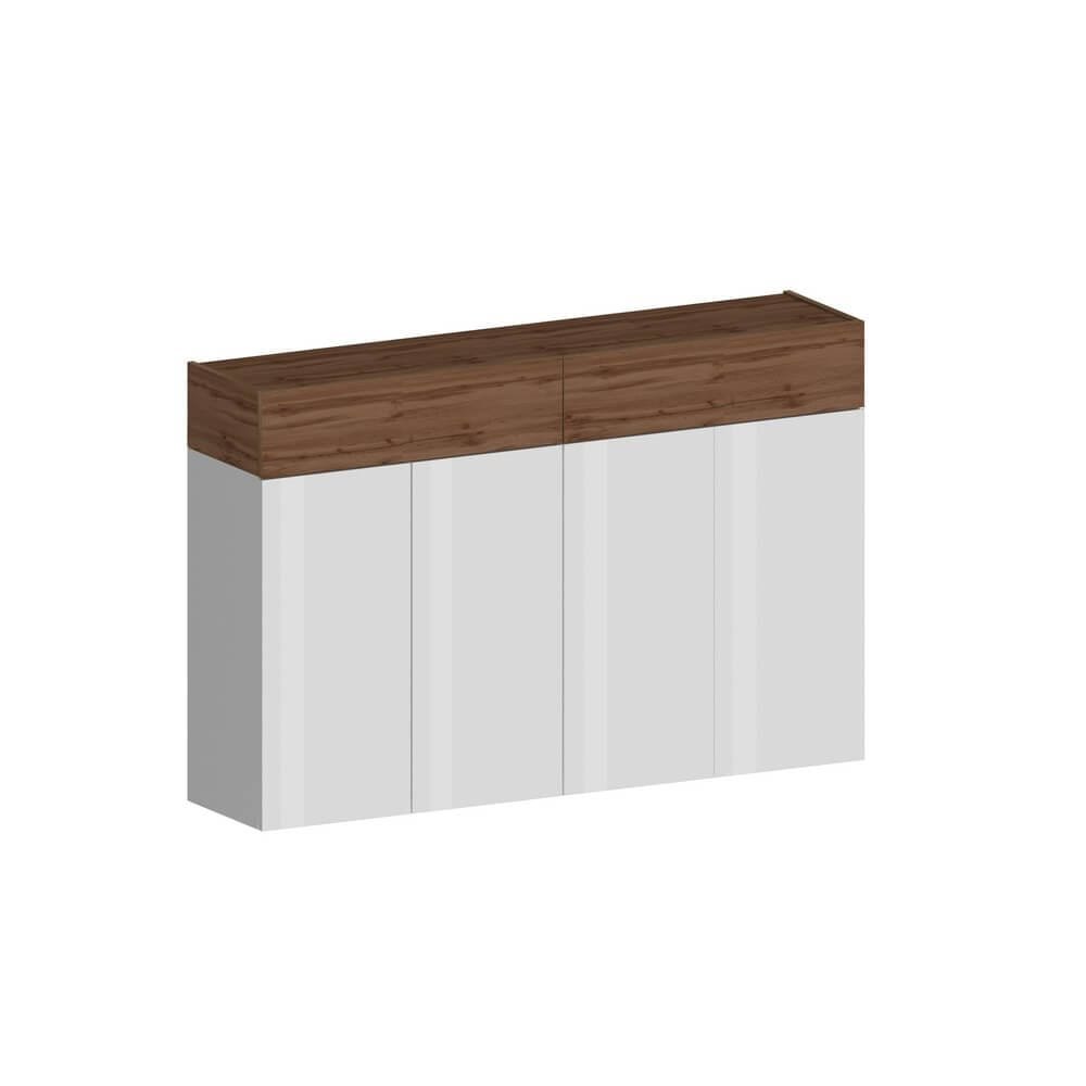 Scarpiera 4 ante 2 ripiani 152x35x100cm – HORIZON