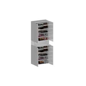 Scarpiera 4 ante un ripiano 76x35x200cm – HORIZON