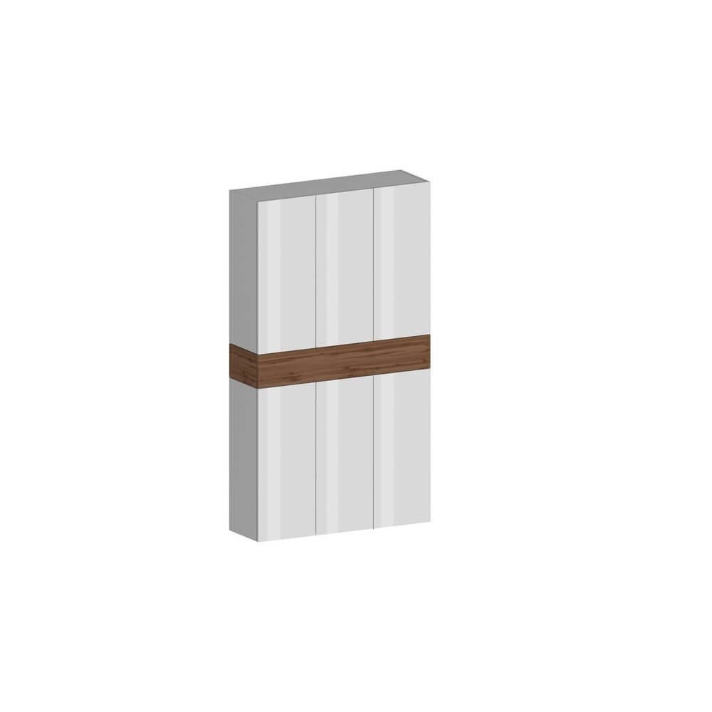 Scarpiera 6 ante un ripiano 114x35x200cm – HORIZON