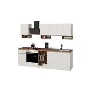 Composizione Cucina moderna 255X60-34X85-71cm – NAUTILUS