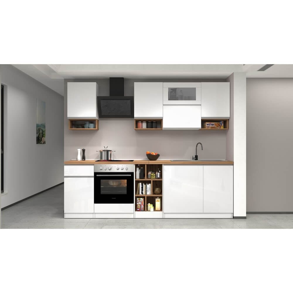 Composizione Cucina moderna 255X60-34X85-71cm – NAUTILUS
