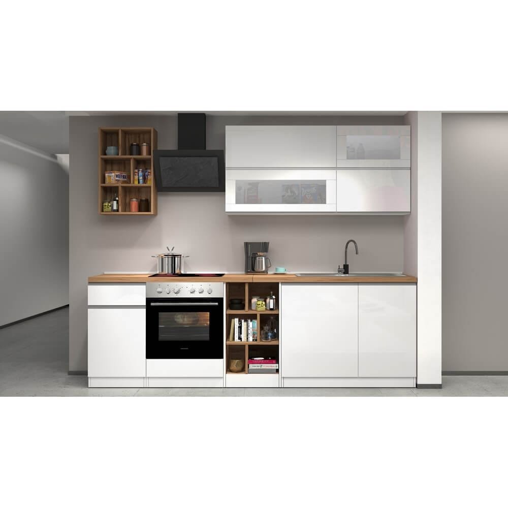 Composizione Cucina moderna 255X60-34X85-71cm – NAUTILUS