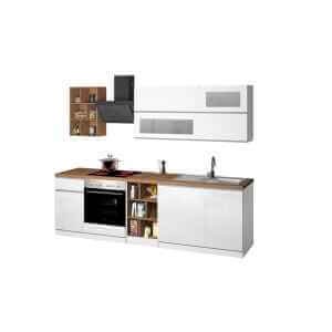 Composizione Cucina moderna 255X60-34X85-71cm – NAUTILUS
