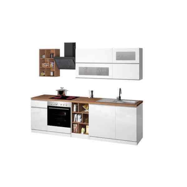 Composizione Cucina moderna 255X60-34X85-71cm – NAUTILUS