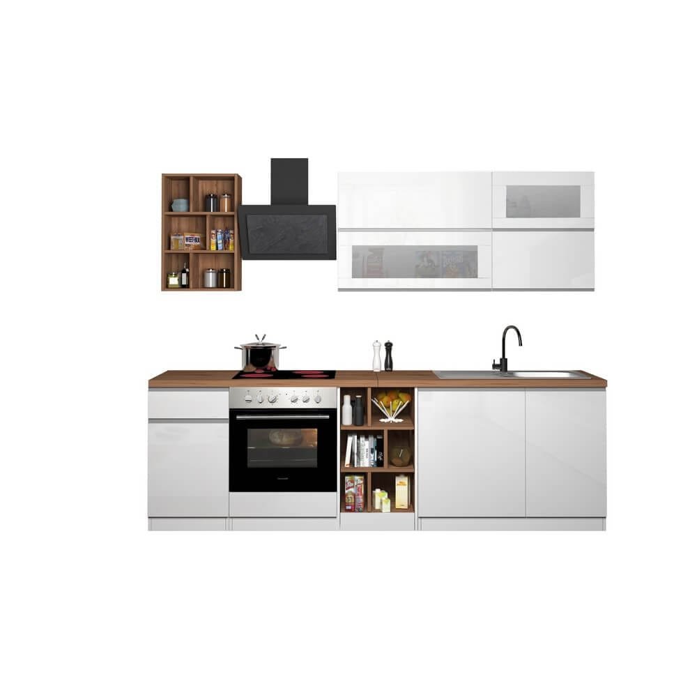 Composizione Cucina moderna 255X60-34X85-71cm – NAUTILUS