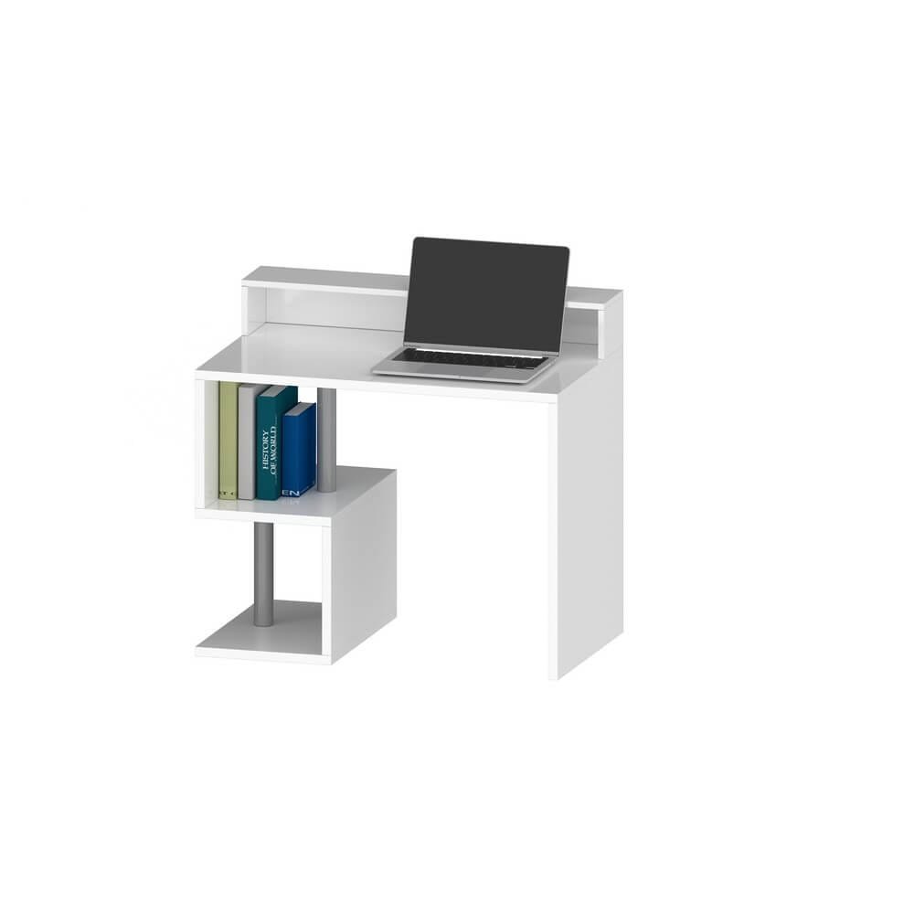 Scrivania con sopralzo e ripiano 100x50x92,5cm – HERMES