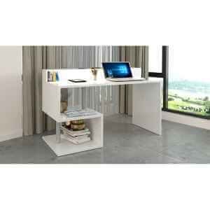 Scrivania con sopralzo e ripiano 140x60x92,5cm – HERMES