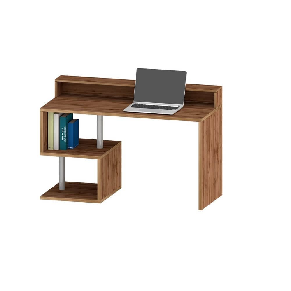 Scrivania con sopralzo e ripiano 140x60x92,5cm – HERMES