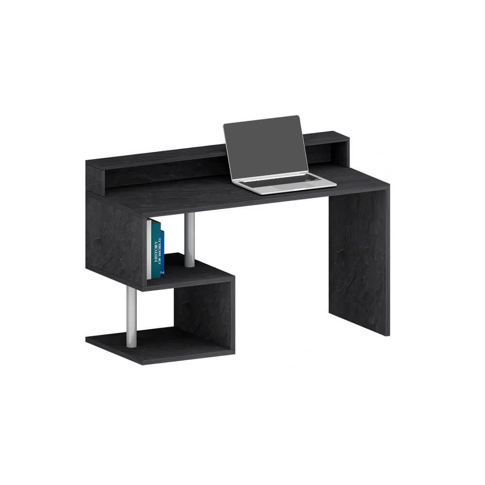 Scrivania con sopralzo e ripiano 140x60x92,5cm – HERMES