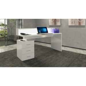 Scrivania con sopralzo e cassettiera 3 cassetti 160x60x90cm – NOVA