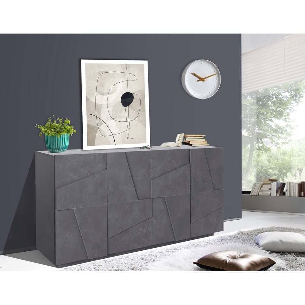 Madia 4 ante per Soggiorno Moderna 162,4×44,2x86cm – PULSE