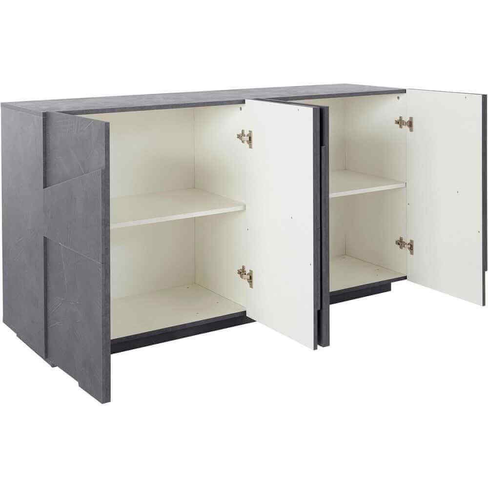 Madia 4 ante per Soggiorno Moderna 162,4×44,2x86cm – PULSE