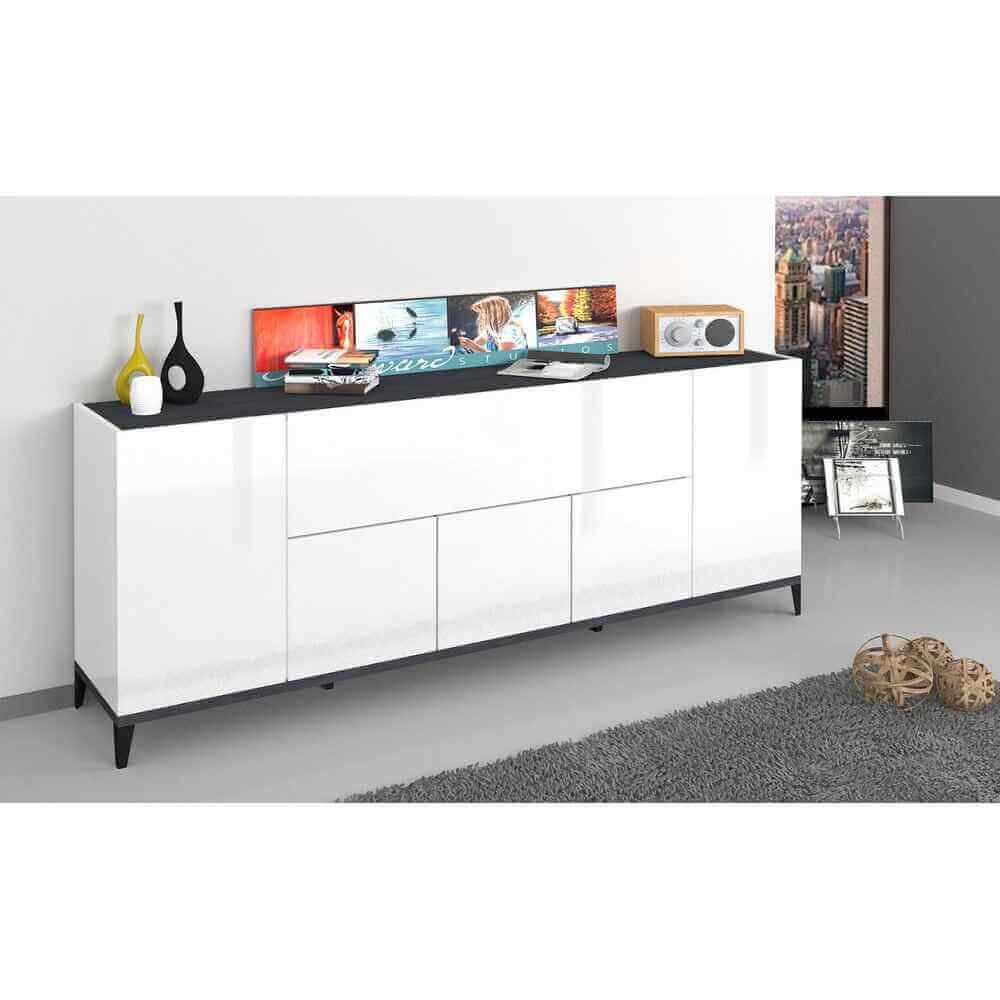 Madia 6 ante per Soggiorno Moderna 200x40x82cm – ARTEMIS