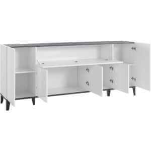 Madia 6 ante per Soggiorno Moderna 200x40x82cm – ARTEMIS