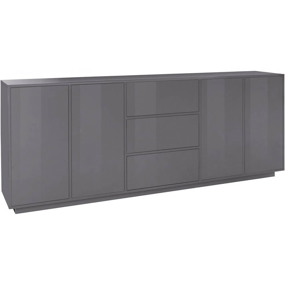 Madia 4 ante 2 cassetti per Soggiorno Moderna 220,1×41,4x86cm – ENIGMA