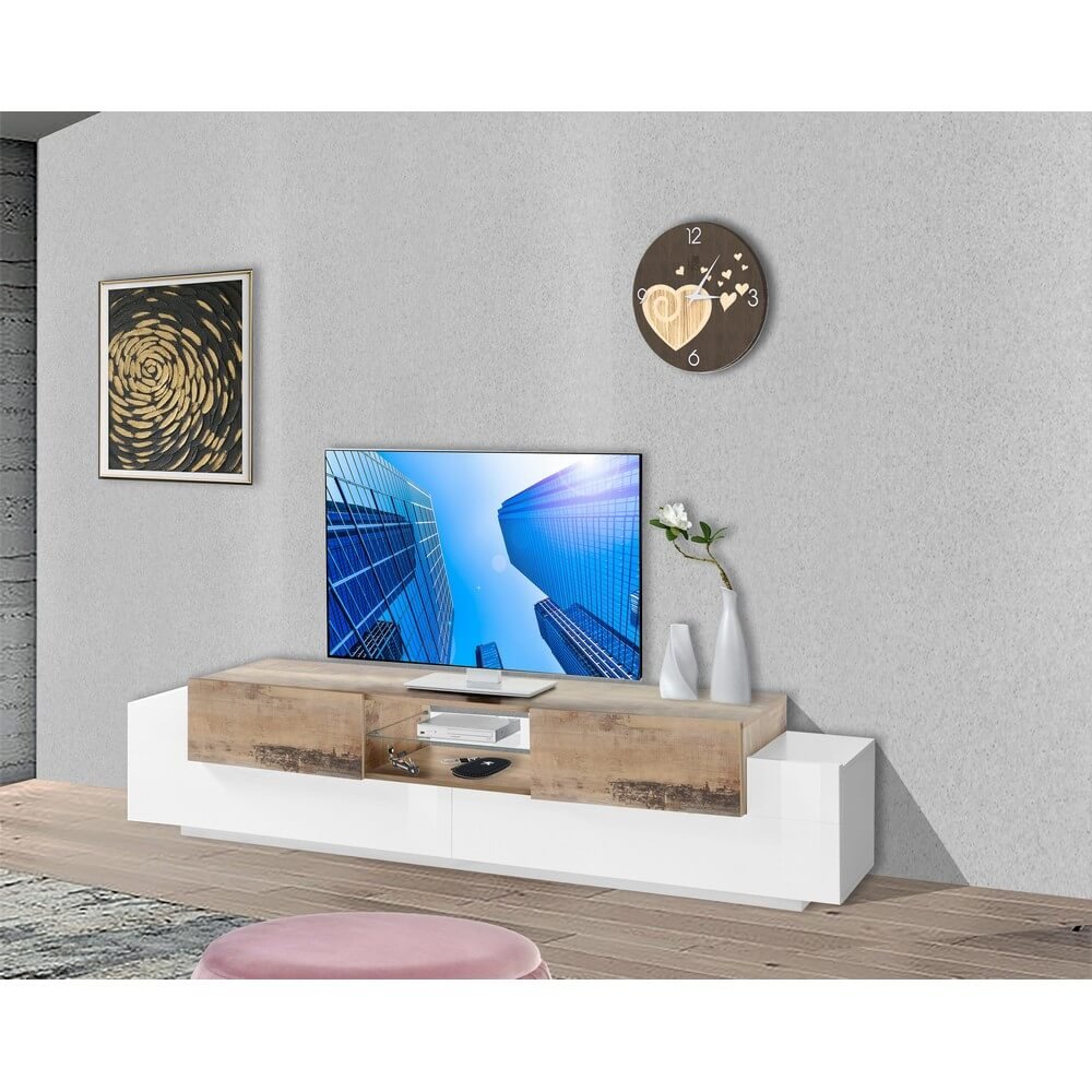 Mobile Porta Tv Moderno 220×40/45x51cm – ZENITH