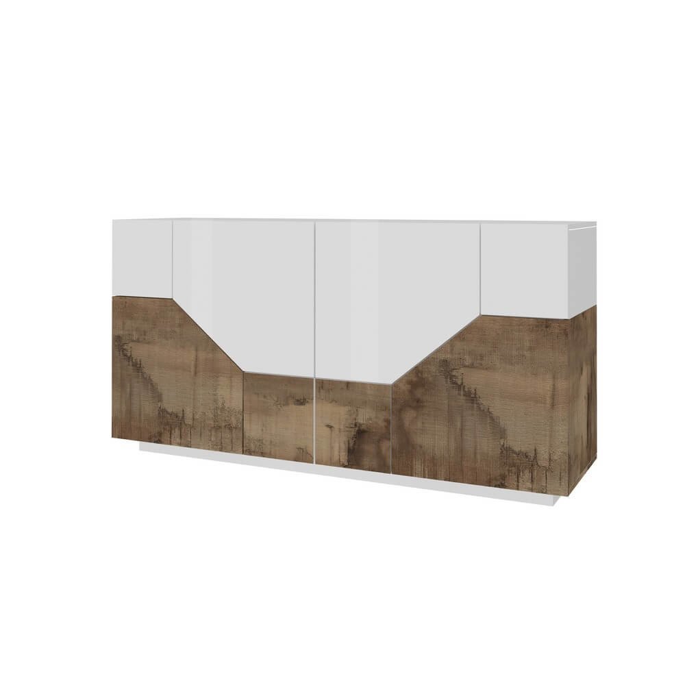 Madia 4 ante per Soggiorno Moderna 158,5x43x86cm – NEBULA