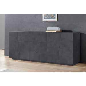 Madia per Soggiorno Moderna con 4 ante e 3 cassetti 220x43x86cm – GALAXIA